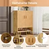 Merax Scarpiera stretta con 2 ante, scarpiera minimalista Anteprima dell’immagine prodotto 7
