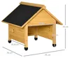 Outsunny Holzgarage für Rasenmäher Roboter Carport für Produktbild-Vorschau 3