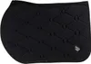A black saddle pad with a diamond-shaped quilted pattern and a small logo on the right side. Anteprima dell’immagine prodotto