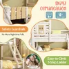 Collage of images highlighting features of a bunk bed. Náhled obrázku produktu
