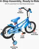 VEVOR Kinderfahrrad, 18 Zoll BMX-Stil-Fahrrad mit Produktbild-Vorschau 6