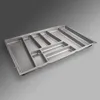 ORGA-BOX II Besteckeinsatz grau 462 x 705 mm für 80 cm Produktbild-Vorschau 2