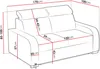 MIRJAN24 Sofa Oslo 2, Couch mit Einstellbare Kopfstützen, Produktbild-Vorschau 2