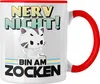 Trendation - Gamer Tasse Spruch Gaming Kaffeetasse Katze Produktbild-Vorschau 1
