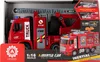 Feuerwehrwagen mit AUSZIEHBARER LEITER, Feuerwehrleute für Produktbild-Vorschau 3