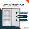 homeX Gefrierschrank, Tiefkühlschrank klein - 60L Produktbild-Vorschau 3