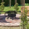 Relaxdays Feuerschale mit Grillrost, Funkenschutz & Produktbild-Vorschau 5