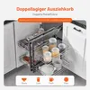 Organizador para armarios de cocina VEVOR con 2 niveles y 4 Vista previa de la imagen del producto 3