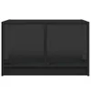 Couchtisch mit Glastüren Schwarz 68x50x42 cm Produktbild-Vorschau 6