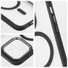 A collage of close-up shots of a black phone case. Produktbild-Vorschau