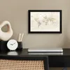 MuchoWow® MuchoWow® Gerahmtes Poster Welt - Karte - Retro Produktbild-Vorschau 2