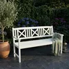 3-Sitzer Gartenbank aus Akazienholz, ca. 150 x 61 x 89 cm - Produktbild-Vorschau 11