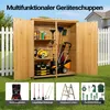 Wiltec Gartenhaus mit 2-flügelige Tür 1350x500x1540mm aus Produktbild-Vorschau 8