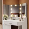 SONNI 141,5 x 54 x 111 cm Bianco Comodino con cassetti, Anteprima dell’immagine prodotto 2