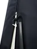 A close-up view of a zipper and a handle on a dark fabric. Produktbild-Vorschau