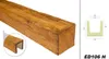 DECO WOOD Deckenbalken modern aus Polyurethane, 2m Länge, Produktbild-Vorschau 1