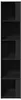 vidaXL Eckregal Schwarz 33x33x164,5 cm Holzwerkstoff Produktbild-Vorschau 5