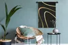 MuchoWow® Wandteppich Wandbehang Goldene Wellen auf Produktbild-Vorschau 5