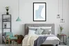 MuchoWow® Gerahmtes Poster Blau - Minimalismus - Abstrakt Produktbild-Vorschau 7