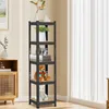 Lagerregal 1er Set 150 x 37 x 37cm 5 Böden Metall Schwarz Produktbild-Vorschau 5