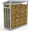 Kaminholzregal Metall VERZINKT 188x70x188 Feuerholzregal Produktbild-Vorschau 1