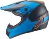 Crosshelm Helm Kinderhelm Motorradhelm Motocross Blau Produktbild-Vorschau 1