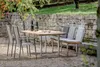 Niehoff - Teak-Gartentisch Noah - Edelstahl 180 x 95 cm Produktbild-Vorschau 6