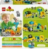 LEGO DUPLO 3-in-1 Baufahrzeuge - Pädagogisches Montessori Produktbild-Vorschau 9