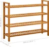 vidaXL Étagère à chaussures avec 4 étages 100x27x80 cm Voir les images du produit 5