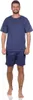 Herren Pyjama Short und T-Shirt Schlafanzug, Dunkelblau/M Produktbild-Vorschau 1