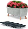 nabbi Jardinière plastique sur pieds DGCL600E 58 cm - béton Voir les images du produit 10