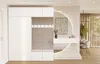 Armoire HAGA IV 2 portes 2 tiroirs BLANCHE 2 armoires + 2 Voir les images du produit 6