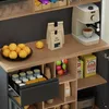 Wysoka szafka kuchenna Flieks z drzwiami o wysokim połysku, Podgląd zdjęcia produktu 4