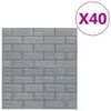 vidaXL 3D Tapete Ziegelstein Selbstklebend 40 Stk. Produktbild-Vorschau 1