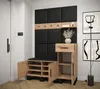 Garderobe ARTIN Set 5 mit gepolsterten Paneelen Industrial Produktbild-Vorschau 3