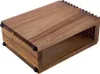 A wooden knife block with slots on top. Voir les images du produit