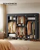 SONGMICS Stoffschrank mit Kleiderstange, Kleiderschrank mit Produktbild-Vorschau 3