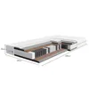 TULENA NOX Taschenfederkern Matratze 140 x 200 cm mit Produktbild-Vorschau 2