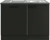 Optifit Spülenschrank inkl Spüle Geschirrspülerblende für Produktbild-Vorschau 2