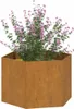 Plantenbak roestig 60x60x45 cm cortenstaal Productafbeelding-voorbeeld 8