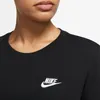 NIKE Sportswear Club Essentials T-Shirt Damen schwarz M Produktbild-Vorschau 9