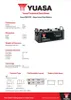 YUASA YBX1222 Batterie Produktbild-Vorschau 4