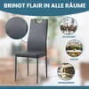 Albatros Esszimmerstühle SALERNO 6er Set, Grau - Edles Produktbild-Vorschau 4