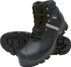 A pair of black and blue work boots. Podgląd zdjęcia produktu
