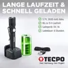 TECPO Taschenlampe mit Ladestation 250 Meter Leuchtweite Produktbild-Vorschau 7