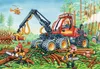 Puzzle 2x24T. Bagger und Waldtraktor Produktbild-Vorschau 1