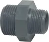 Profec Doppelnippel reduziert, PVC-U 1 Zoll AG x 1/2 Zoll Produktbild-Vorschau 1