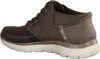 Side view of a brown Skechers slip-in winter boot. Náhled obrázku produktu