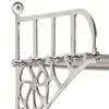 vidaXL Wieszak ścienny z aluminiowymi haczykami na ubrania Podgląd zdjęcia produktu 3