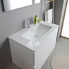 Mobile bagno sospeso 80cm bianco con lavabo e specchio | Anteprima dell’immagine prodotto 3